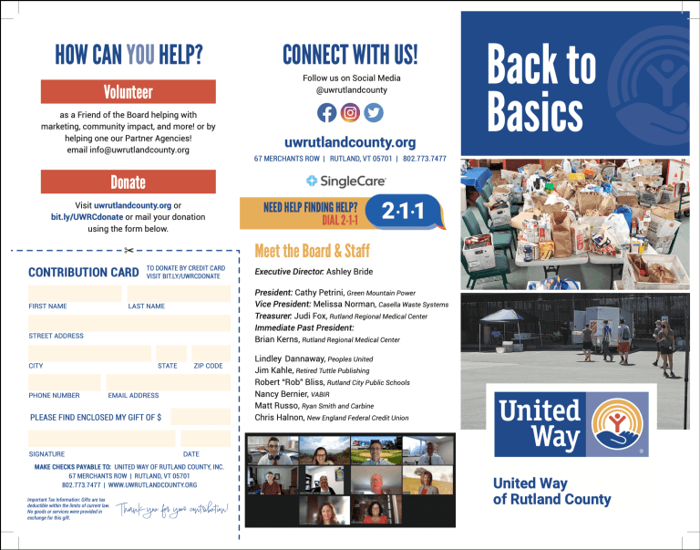Back to Basics UW Flyer